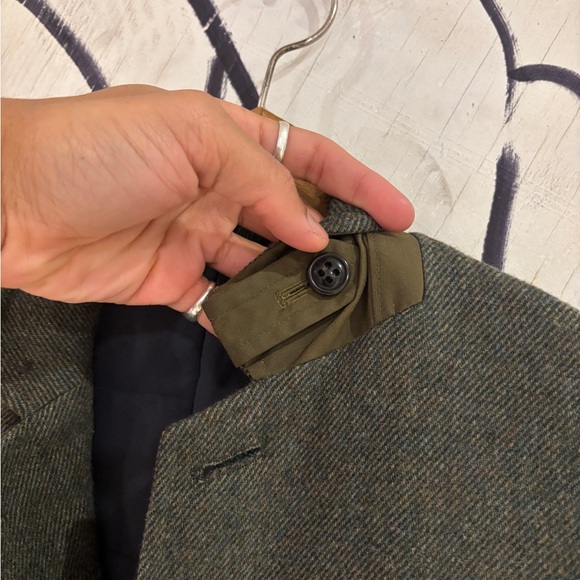 Oliver Spencer Three Pocket Buckle Back Chore Jacket Size 40 - Picture 5 of 10